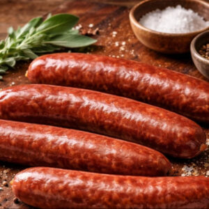 Bison Sausage Hickory Smoked