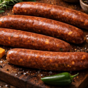 Bison Sausage Jalapeno Cheddar